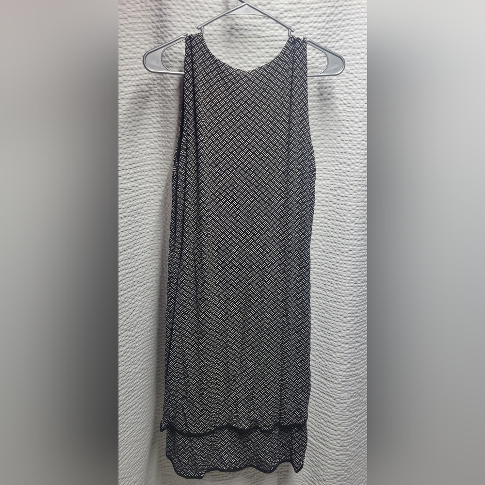 J. Jill Monochrome Patterned Maxi Dress